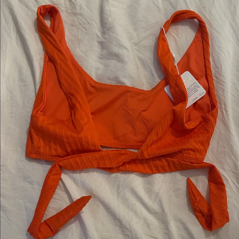 MONDAY Swimwear Bikini NEW REVOLVE Cabo San Lucas in Persimmon Size Large